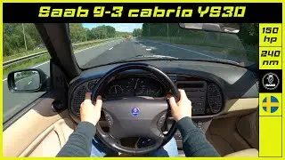Saab | 9-3 cabrio YS3D | 2001 | Onboard POV test drive