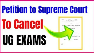 Petition to Supreme Court to Cancel UG Exams in India