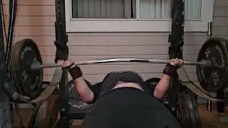 225lb x 11 Reverse Grip Flat Bench Press | Jimmy Kolb Style