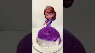 Purple Glitter Cake For Your Princess ❤️❤️❤️