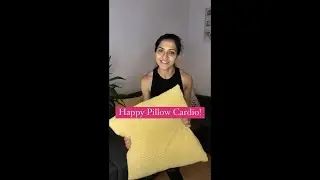 Fun Cardio Exercises | Pillow Cardio #Shorts