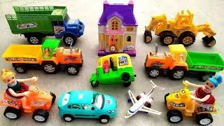 Gadi wala cartoon | toy helicopter video tractor jcb dumper truck | train toy set airplane #cartoon