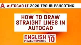 How to Draw Straight Lines in Autocad | Autocad Tutorial
