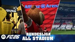 EA SPORTS FC 26 | All Bundesliga Stadiums &ndash; Ultra Realistic Next Gen Graphics #eafc26 #pcgamer