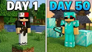 I Survived 50 DAYS in Minecraft ! (HINDI)