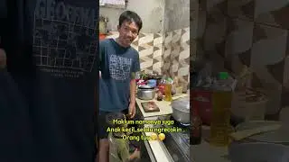 Nemu spageti pas beres beres bersihin tempat bumbu dapur