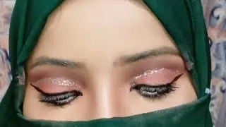 #GlitterCutCrease#GlamEyeMakeup#LuxuryGlam#PartyMakeupLook @Eyeglamstudio