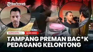 Tampang Preman yang Bac*k Pedagang Kelontong di Larangan Utara Ditangkap Polisi