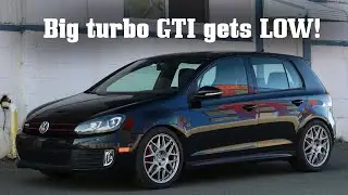 Lowering my Big Turbo GTI on Coilovers from FCP EURO!