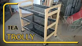 How To Make Wooden Tea Trolley/ Tea Trolley  Design/ Best wood joints #woodwork #diy