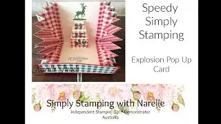 Explosion Pop Up Card