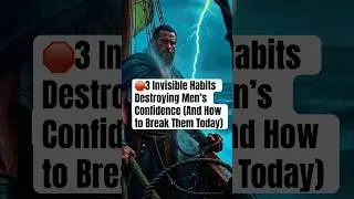 3 Invisible Habits Destroying Men&rsquo;s Confidence (Break FREE Today) #mensconfidence #highvalueman