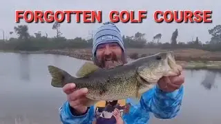 Fishing an ABANDONED Golf Course! #1 Winter Bait!