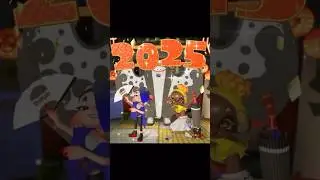 Happy New Year Animation with Deep Cuts unreleased Song #splatoon #splatoon3 #deepcut #nintendo