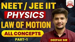 NEET / JEE Physics Law of Motion – All Concepts (Part-1) | Best Class Notes + Examples