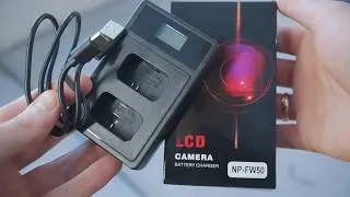 Battery Charger for Sony ZV E10 (NP-FW50) Camera