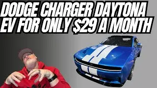 Dodge Charger Daytona EV ScatPack Leases Fall To Just $29 A Month, No That Is Not A Typo