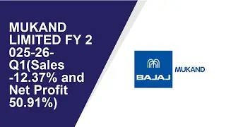 MUKAND LIMITED Standalone Quarterly Result | Q1 Result 2025-26 | MUKAND LIMITED latest news