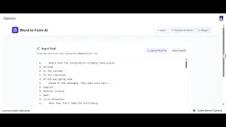 CREATE AN APPLICATION TO CONVERT MICROSOFT WORD FORM QUESTIONS INTO GOOGLE FORM QUESTIONS USING G...