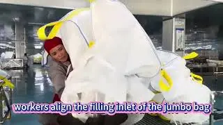 FIBC Bag Production Line | Webbing Loom, Fabric Lamination, Cutting Machine & Square Inlet Jumbo Bag