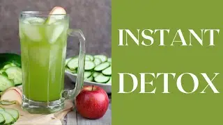 100% Detox Cucumber Apple Ginger Lemon Drink the SECRET nobody will ever tell
