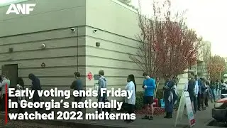 Last day of early voting in Georgia