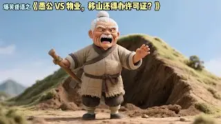 【成语爆笑改编】离谱！愚公移山被物业罚 500 元！/Ridiculous! Foolish Old Man Fined 500 Yuan for Moving Mountains
