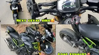 Finally z900 ki ride🥰 back fire is very nice🥵