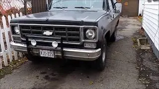 Cold Start Test Drive 78 K5 Blazer