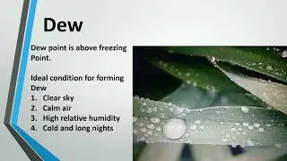 What  is difference between Fog, Frost, Mist etc UPSC 2023 Geography