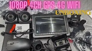 Распаковка мобильного видеорегистратора JOINLGO 1080p 4CH: GPS, WiFi, удаленный мониторинг!