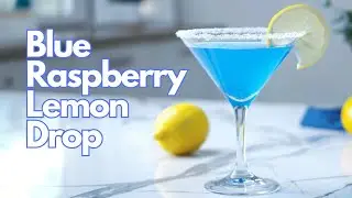 Blue Raspberry Lemon Drop Martini Recipe