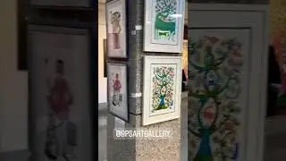 Meet a young art collector today. All the best to @opsartgallery #tribleart #artlove