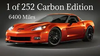 Редчайший Corvette — Z06 Carbon Edition —