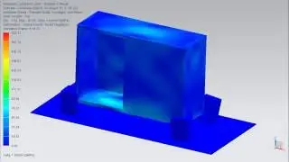 Impact Drop Test Sheet Metal Casing with Styrofoam