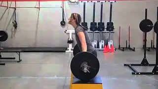 120821 WOD 7 x 2 Snatch off High Box