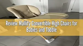 Review Mallify Convertible High Chairs for Babies and Toddlers, Height Adjustable Baby High Chair, H
