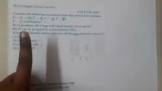 GATE CSE 2006