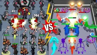 Toilet Monster Merge Games Vs Merge Color Friends Mods, Merge Battle Gameplay