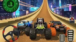 INSANE MONSTER TRUCK STUNT RACE 🔥 | IMPOSSIBLE TRACKS & MEGA RAMPS