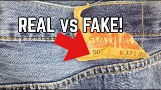 LEVI&rsquo;S JEANS | REAL VS FAKE | HOW TO SPOT FAKE LEVI&rsquo;S JEANS!