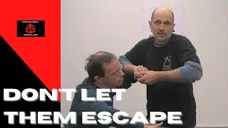 Don't let them escape your joint locks.