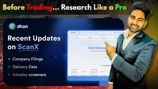 How to Research Stocks Before Trading&ndash; ScanX Full Guide | FII/DII, Heatmap, Bulk/Block Deals Explain