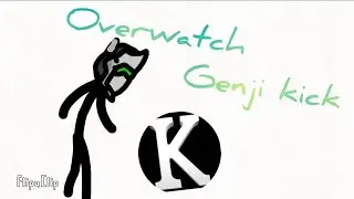 Overwatch genji kick🗡️