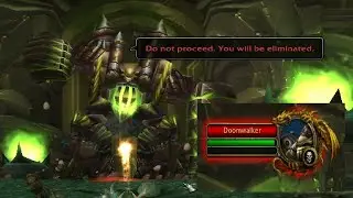 Doomwalker wasn't home but I came back a few days later and there he was and I got the best loot yes