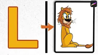 L is for Lion: Let's Draw The Alphabet as Animals Ep.12
