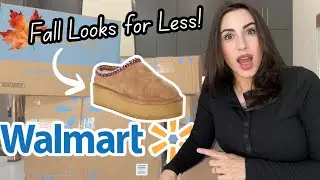 🍁HUGE Fall Walmart Clothing Haul- Outfit Ideas- try on 2025