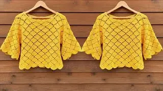 JUST 2  ROW! Look at This BEAUTIFUL Crochet Pattern! So Cute and Easy Crochet Stitch for Beginners