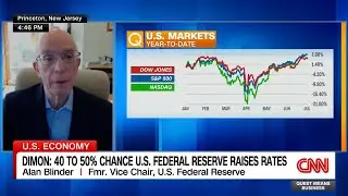 Former Federal Reserve Vice Chair Alan Blinder on Jamie Dimon's rate risk warning