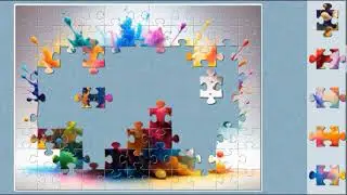 Vibrant Splash jigsaw puzzle 🌈💥//#jigsawpuzzle #art #colorfulart #abstractdesign #@puzzlezone2080 